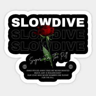 Slowdive // Flower Sticker